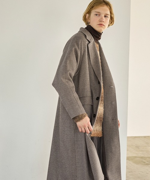 「EMMA CLOTHES」 チェスターコート M ダークネイビー メンズ_画像3