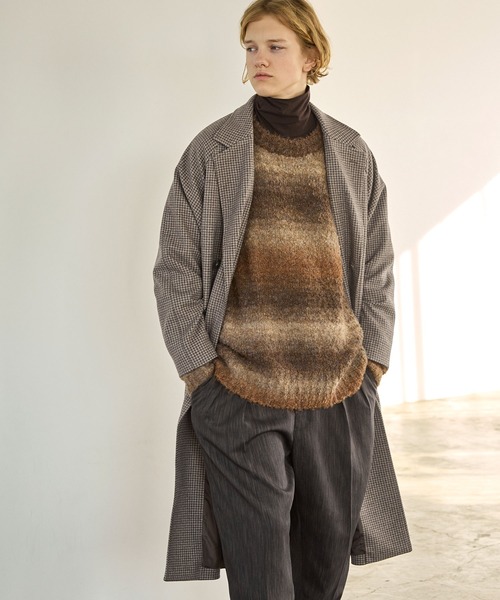 「EMMA CLOTHES」 チェスターコート M ダークネイビー メンズ_画像6