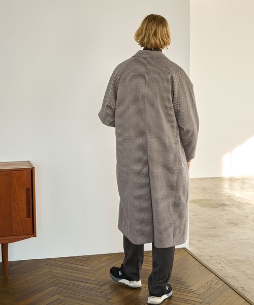 「EMMA CLOTHES」 チェスターコート M ダークネイビー メンズ_画像7