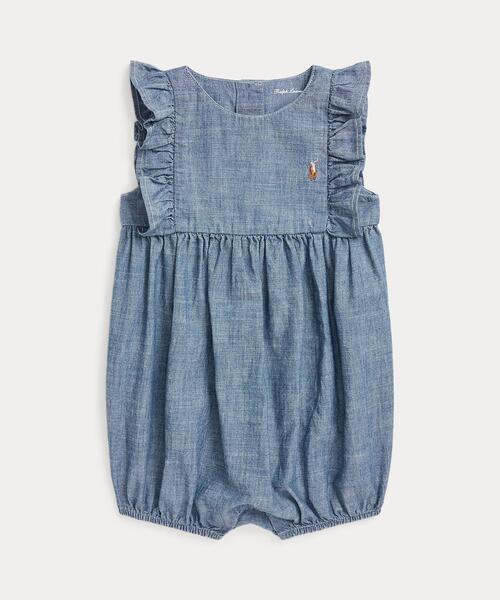 Polo Ralph Lauren Childrenswear ベビー服 ロンパース インディゴ