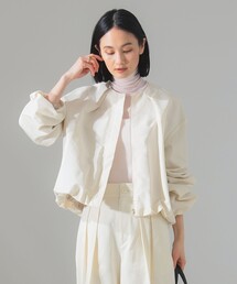 超美品　Demi-Luxe BEAMS ナイロンコットンブルゾン Demi-Luxe BEAMS ブルゾン アウター コットンナイロン パフ