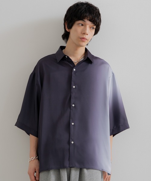 SINSS シャツ Loose fit gradation HS shirt / ルーズフィット