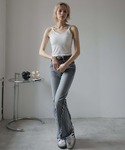 キャミソール 「ブラトップ」カップ付きダブルス...の詳細画像3
