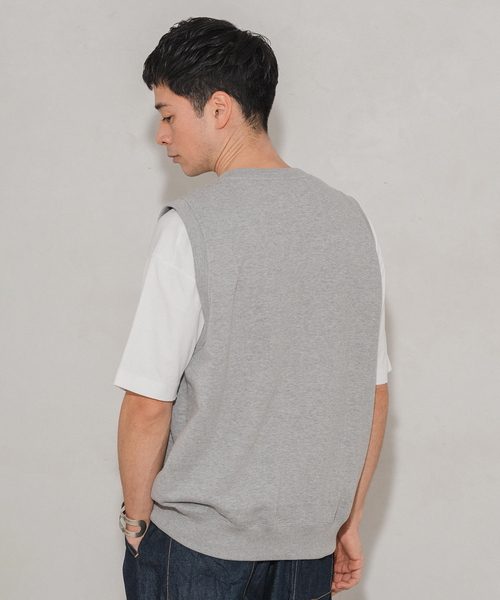 LOOPWHEELER（ループウィラー） ベスト ジレ × LOWERCASE for EDIFICE