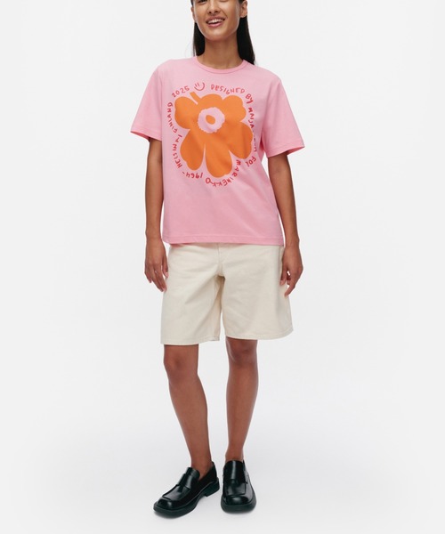 tシャツ 「kioski」 Erna Akvarelli Unikko / t-shirt レディース メンズ kioski】 Erna Akvarelli Unikko / t-shirt（Tシャツ/カットソー