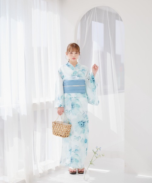 新品浴衣+帯3本セット sugar nine 浴衣 浴衣3点セット（浴衣・帯・下駄） レディース