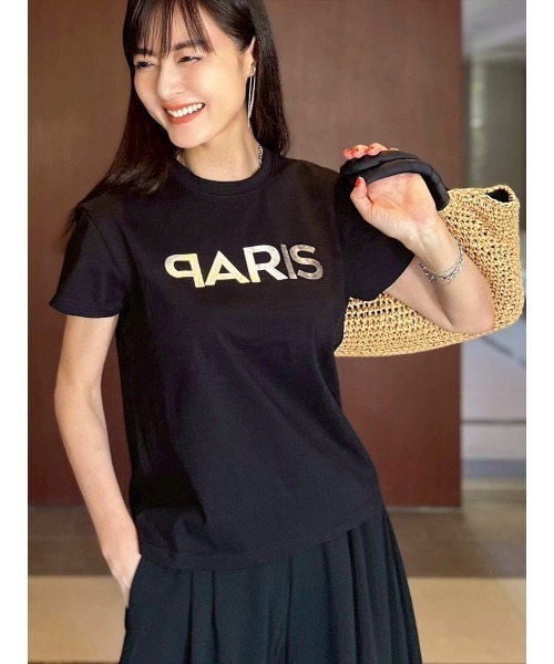 tシャツ パレスガーデンプリントロンT レディース パシオスNet‐公式通販】カットソー・Tシャツ|レディース