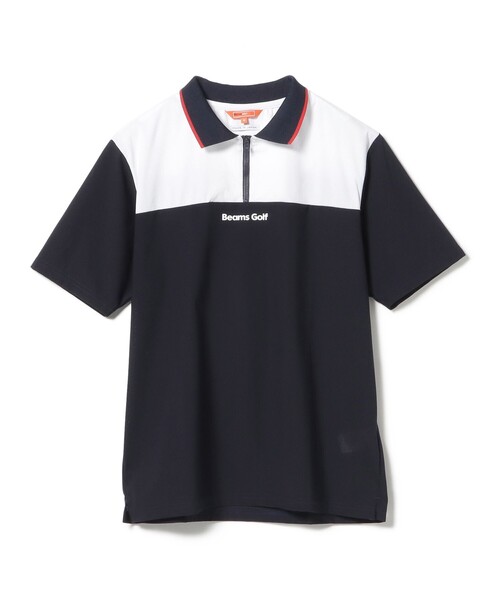 BEAMS GOLF メンズポロシャツ Lサイズ BEAMS GOLF ポロシャツ 「吸水速乾/UVカット/伸縮性」ORANGE