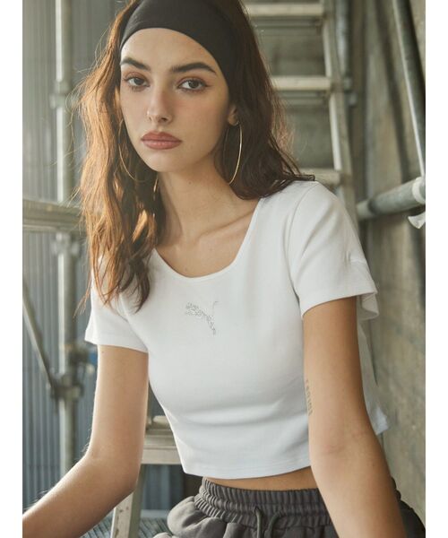 tシャツ PUMA EVRIS SS TEE レディース