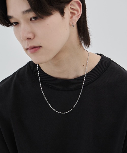 Glitter シルバーチェーンネックレス WYZ ネックレス glitter chain necklace / グリッターチェーン