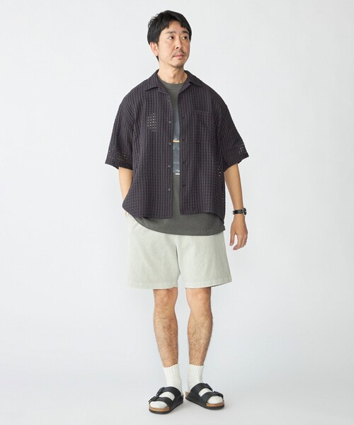 SHIPS（シップス） シャツ BENCH MARKING SHIRTS: シアー ドビー