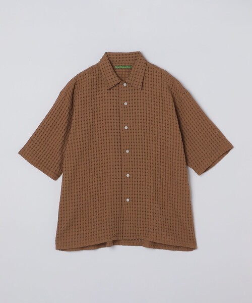 シップス（SHIPS）/BENCH MARKING SHIRTS: シアー ドビー ショートスリーブ シャツ SHIPS（シップス） シャツ BENCH MARKING SHIRTS: シアー ドビー