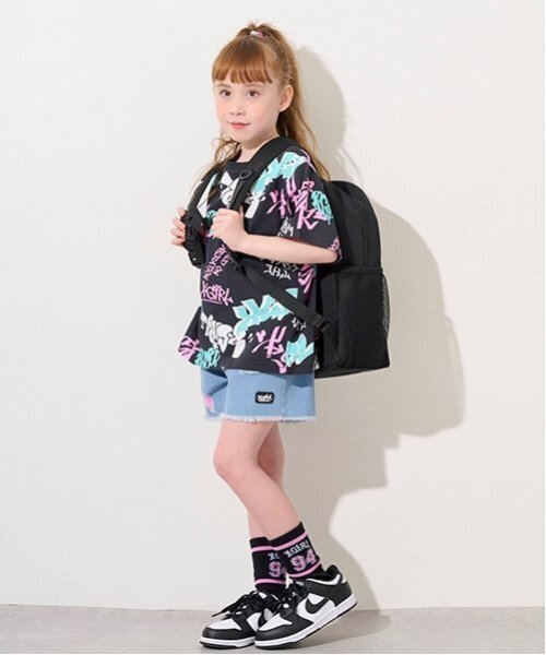 まとめ売り　女の子　130〜140cm Ｔシャツ　パンツ 重ね着風Tシャツ＆ショートパンツセット(130~160cm)(130cm