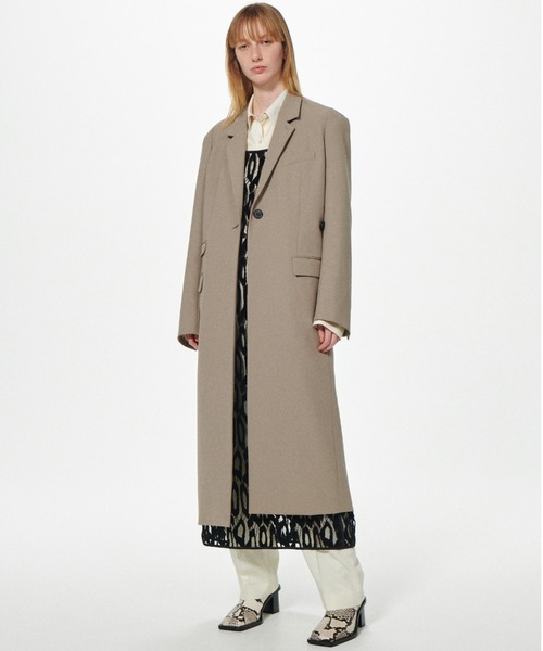 LE CIEL BLEU（ルシェルブルー） チェスターコート 36 ベージュ