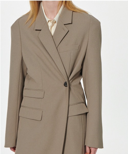 LE CIEL BLEU（ルシェルブルー） チェスターコート 36 ベージュ