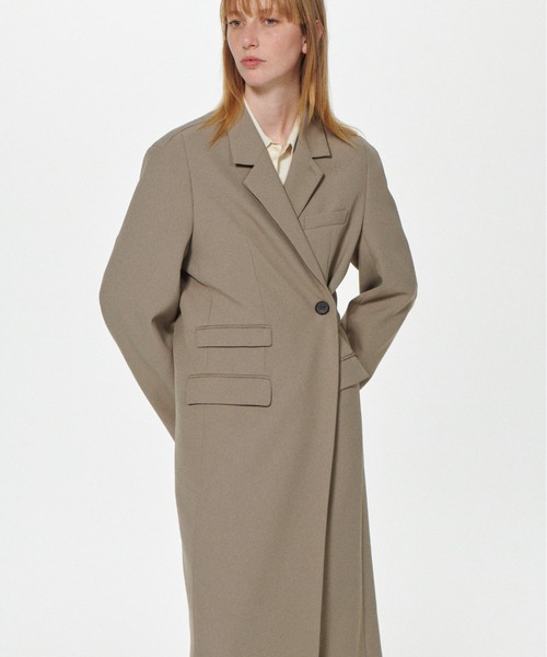 LE CIEL BLEU（ルシェルブルー） チェスターコート 36 ベージュ