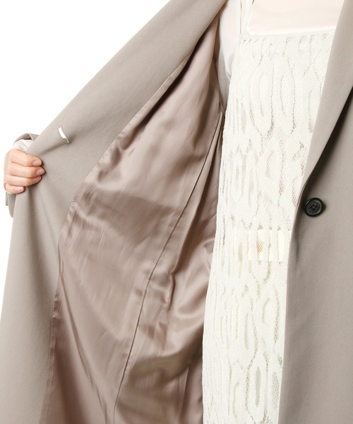 LE CIEL BLEU（ルシェルブルー） チェスターコート 36 ベージュ