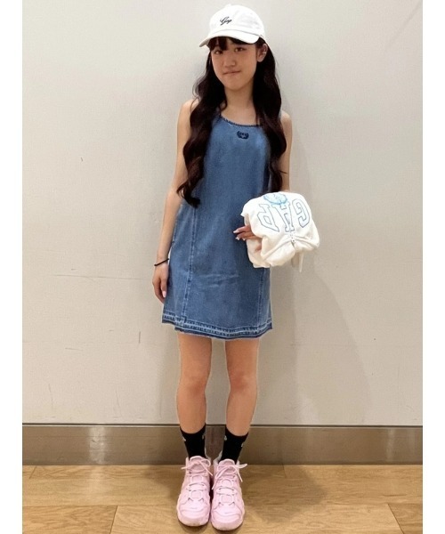 GAP ワンピース ウルトラソフトデニム GAPロゴ (キッズ) キッズ