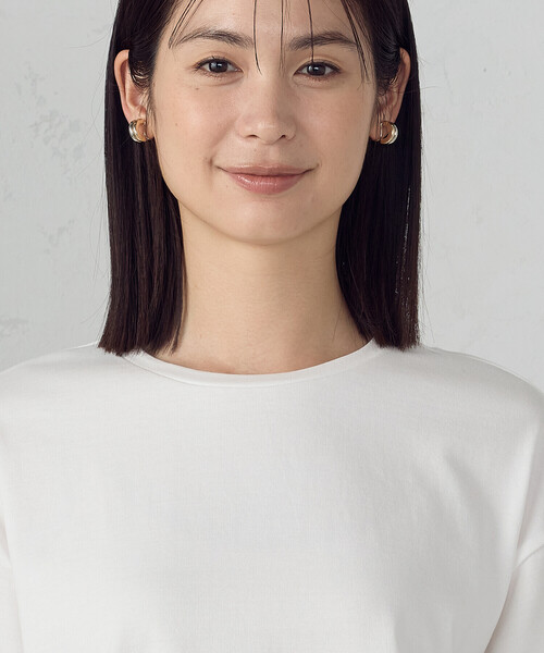 tシャツ レースコンビカットソー レディース COMME CA ISM tシャツ レースコンビ Tシャツ レディース