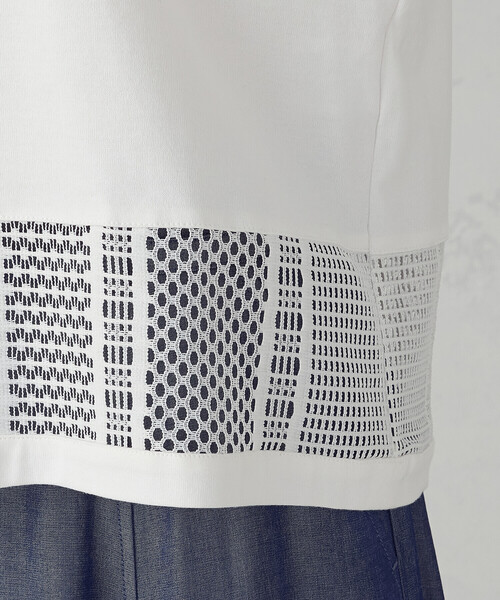 COMME CA ISM tシャツ レースコンビ Tシャツ レディース