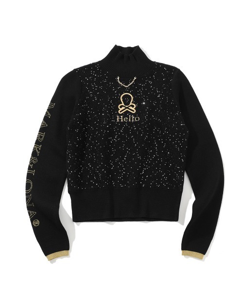 mark&lona 長袖ジャケットニットトップス MARK&LONA（マークアンドロナ） 「MARK & LONA」 長袖ニット 38