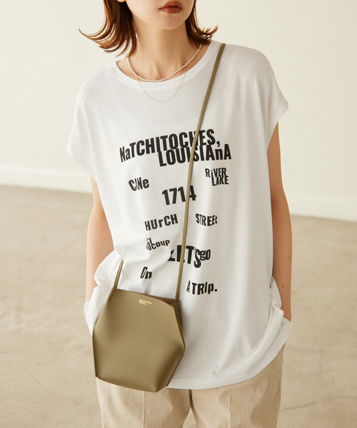 「SLOBE IENA」 半袖Tシャツ FREE ホワイト レディース