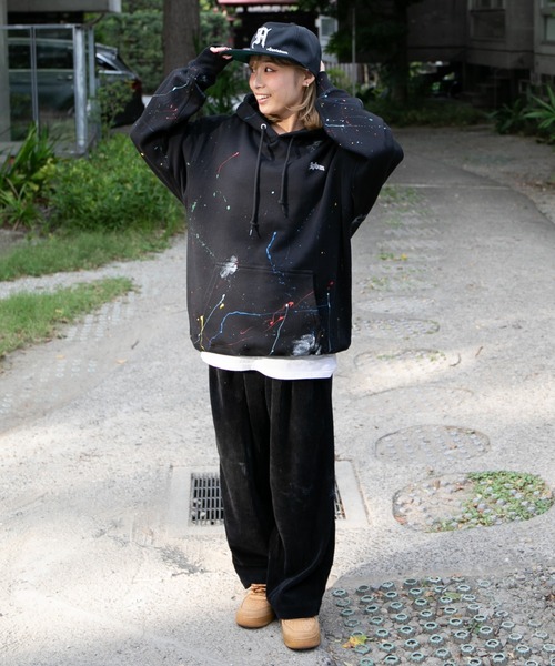 APPLEBUM（アップルバム） パーカー Paint Sweat Parka メンズ