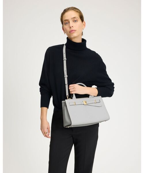 【新品】kate spade♤ ミディアムサッチェル　女性用ハンドバッグ kate spade NEW YORK ハンドバッグ デコ ミディアム サッチェル