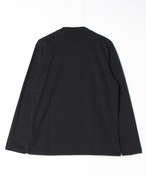 「NANO universe」 長袖Tシャツ L ホワイト メンズ