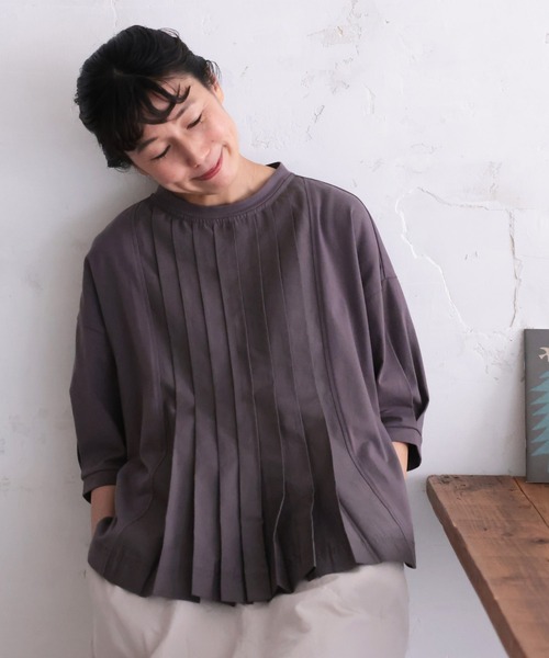 tシャツ はいいろフクロウのブラウスみたいなTシャツ レディース