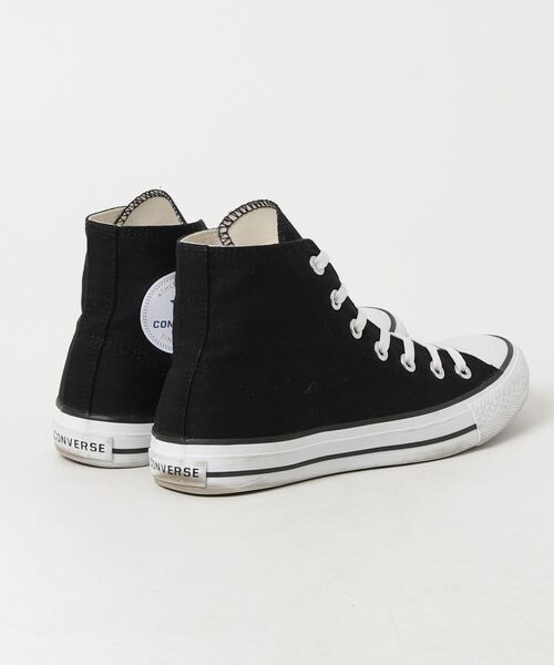 「CONVERSE」 ハイカットスニーカー 24.5cm ブラック レディース