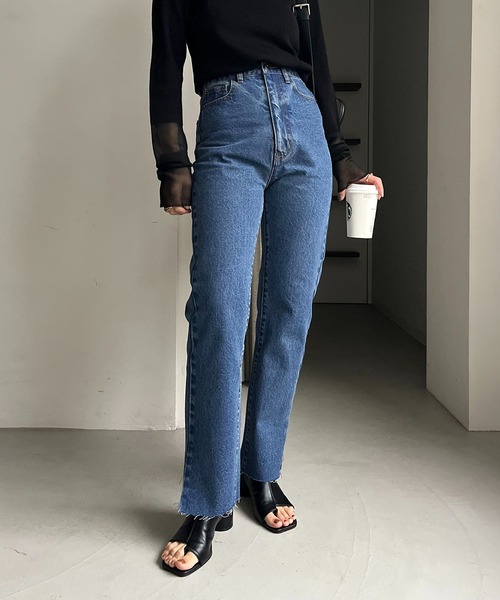 「CAPRICIEUX LE'MAGE」 デニムパンツ 36 ブラック レディース