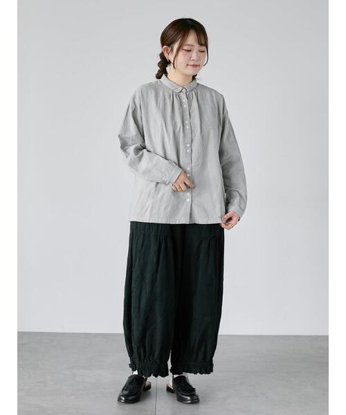 TSUHARU by Samansa Mos2 パンツ 「WEB限定」コットンジャカード