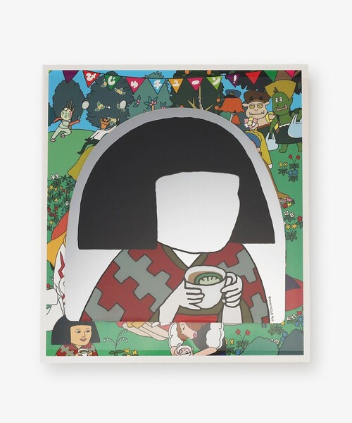 Francfranc 鏡 リナ ウォールミラー ピンクゴールド : ZOZOTOWN