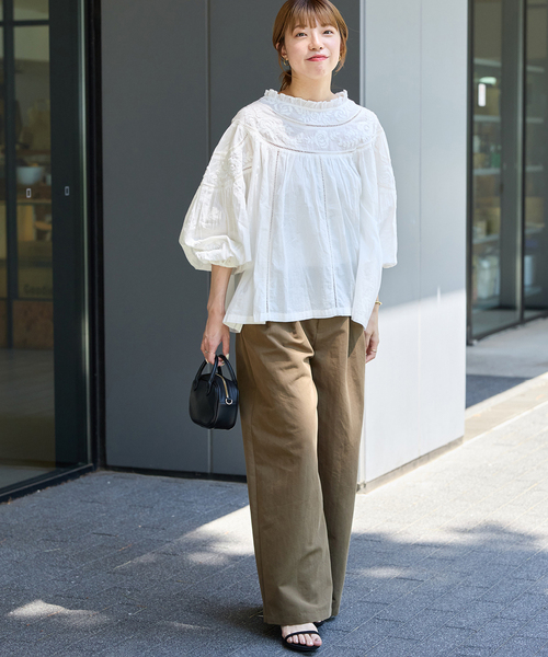 JOURNAL STANDARD relume フラワーエンブロイダリーブラウス JOURNAL STANDARD relume（ジャーナルスタンダード レリューム