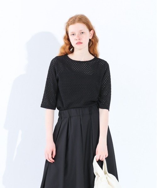 「Kelen」 半袖ブラウス FREE オフホワイト レディース_画像5