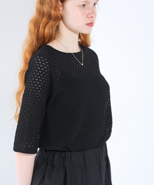 「Kelen」 半袖ブラウス FREE オフホワイト レディース_画像7