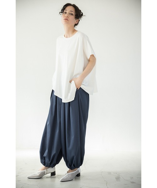 「OSMOSIS」 「loaf」半袖カットソー ONE SIZE ライトグリーン レディース_画像2