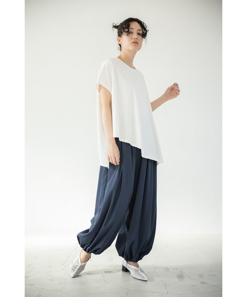 「OSMOSIS」 「loaf」半袖カットソー ONE SIZE ライトグリーン レディース_画像3