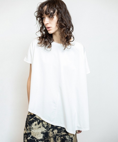 「OSMOSIS」 「loaf」半袖カットソー ONE SIZE ライトグリーン レディース_画像9