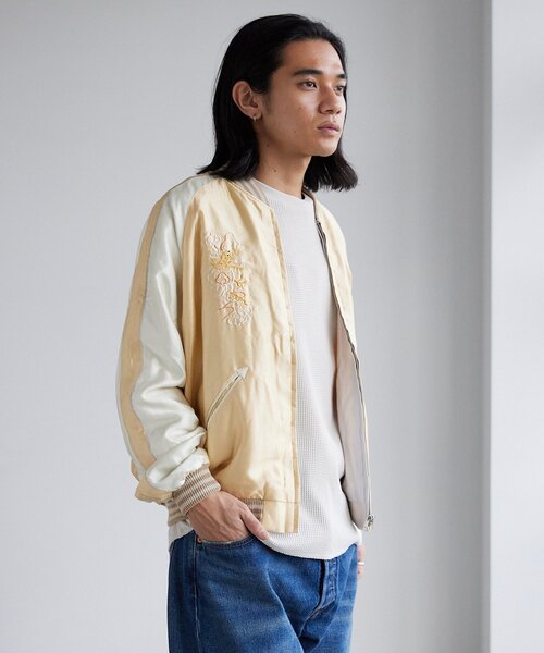 「TAILOR TOYO」 スカジャン X-LARGE ゴールド メンズ_画像5