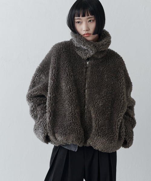 Lui's（ルイス） ブルゾン アウター ドローコード付きフェイクファー
