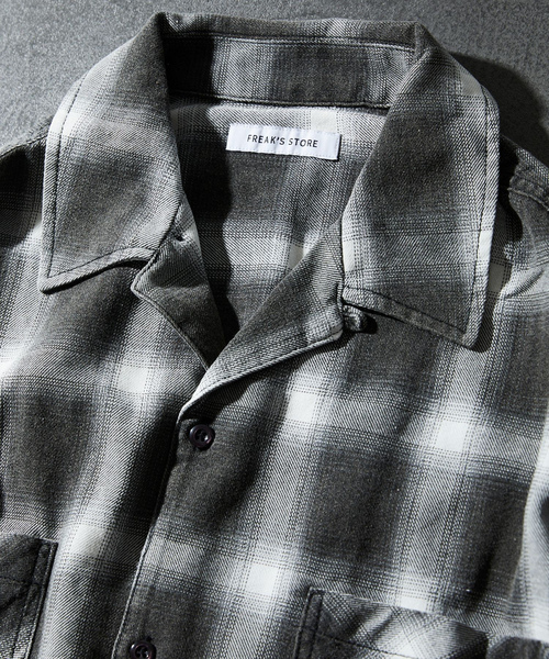 「FREAK'S STORE」 半袖シャツ LARGE ブルー メンズ_画像4