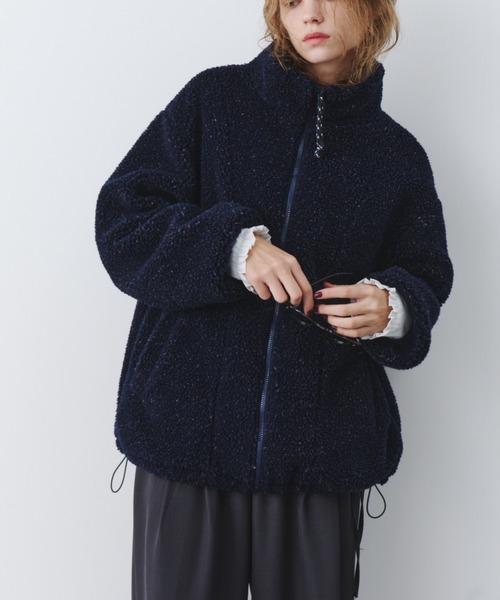 bita.（ビタ） ブルゾン アウター カラーネップボアブルゾン