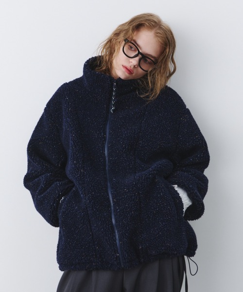 bita.（ビタ） ブルゾン アウター カラーネップボアブルゾン