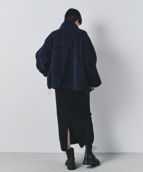 bita.（ビタ） ブルゾン アウター カラーネップボアブルゾン 