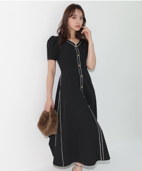 「Rirandture」 半袖ワンピース 1 ブラック レディース_画像2