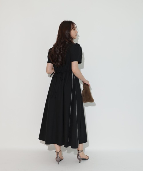 「Rirandture」 半袖ワンピース 1 ブラック レディース_画像5