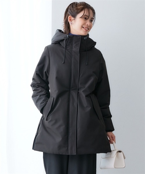 【ダウン70%】【L】  ダウンコート レディース 7days Life Styling ダウンコート ダウンジャケット 高密度サイド