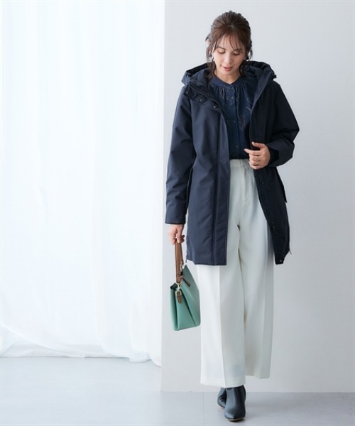 7days Life Styling ダウンコート ダウンジャケット 高密度サイド